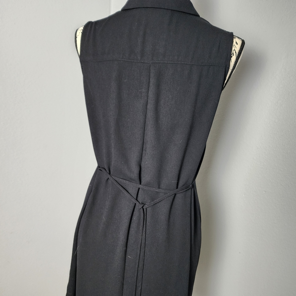 Apt.9 black button down dress, size 10 - Picture 5 of 6